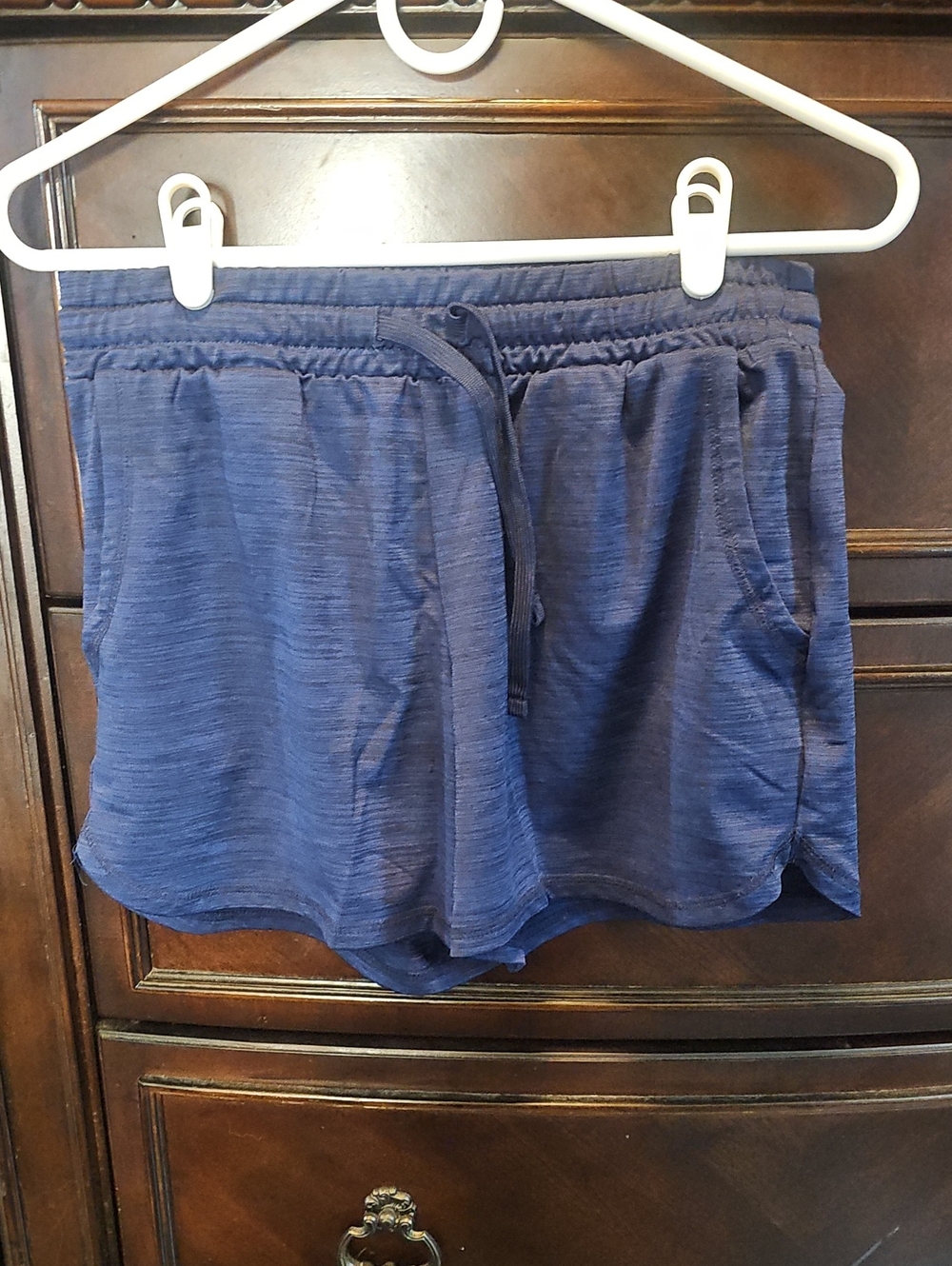 St. John's Bay Navy Blue Athletic Drawstring Shorts